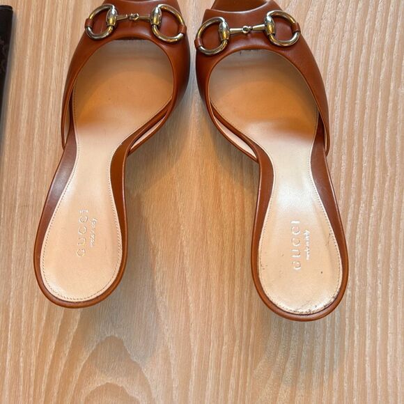 Gucci Hollywood Slide Sandal size 39.5 US 8.5 - Picture 4 of 12